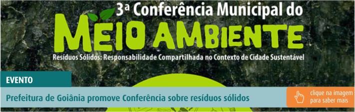 banner conferência do meio ambiente